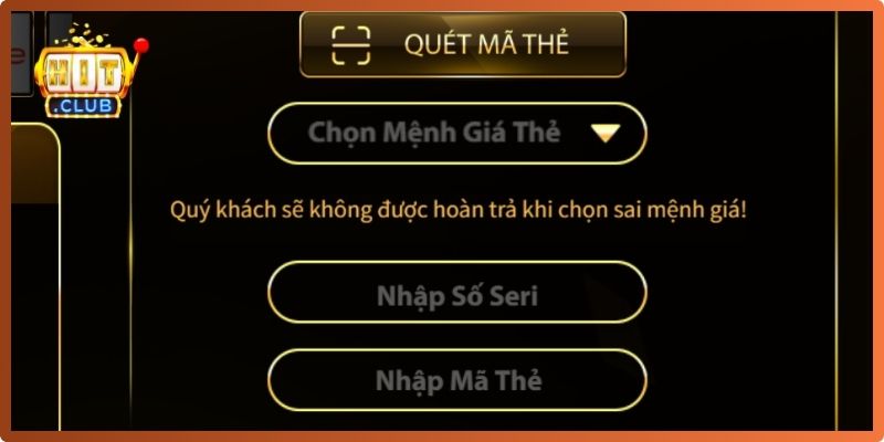 Quy định giao dịch nạp rút
