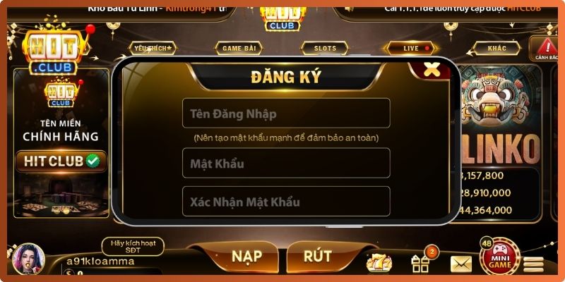 Quy trình đăng ký trên app