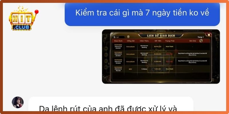 Tìm hiểu hiện tượng chậm rút tiền tại Hitclub
