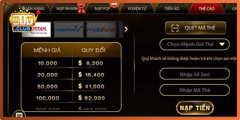 Review Chi Tiết Nền Tảng Hitclub – Đánh Giá Cổng Game Uy Tín 3 Review chi tiết hệ thống giao dịch nạp rút